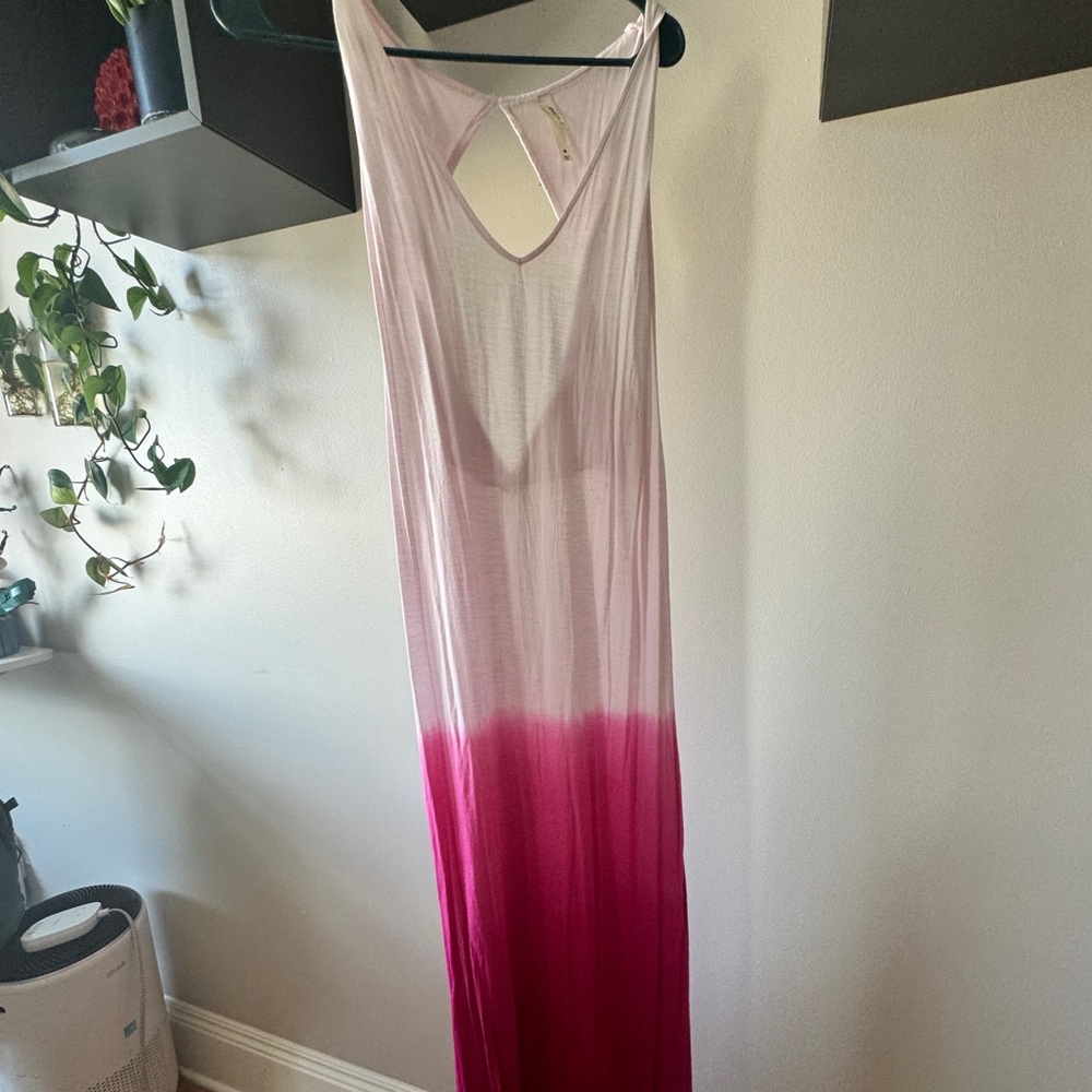 RVCA Pink Gradient Maxi Dress
